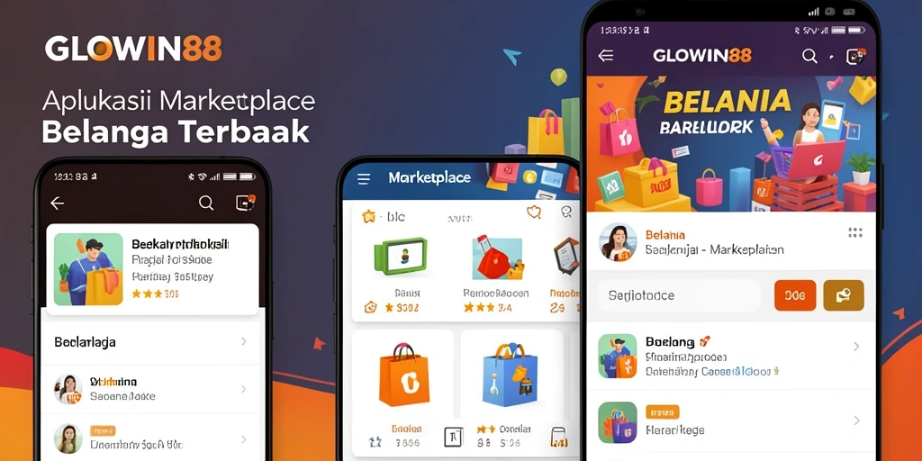 Antarmuka GLOWIN88 yang menarik dan fungsional saat belanja online.