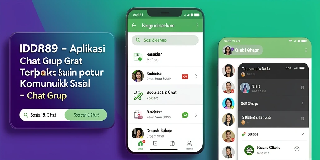 Tampilan antarmuka aplikasi IDR89 yang sederhana dan ramah pengguna.
