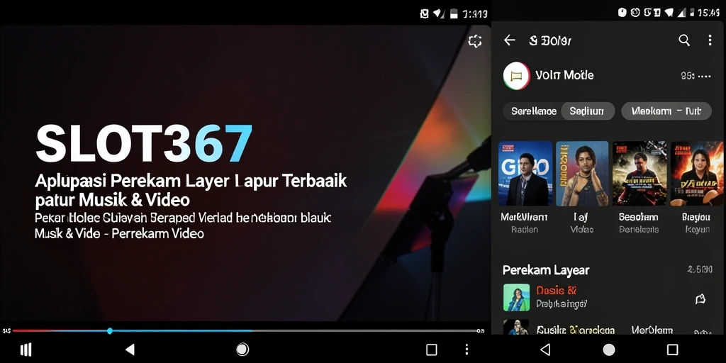 Tampilan antarmuka SLOT367 saat merekam layar dengan fitur lengkap.